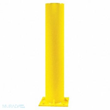 GRAINGER APPROVED Bollard Fixed Concrete 3 Yellow, 18G031