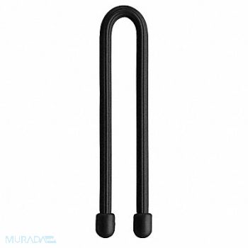 NITE IZE Gear Tie Black 6 in PK2, 18G609