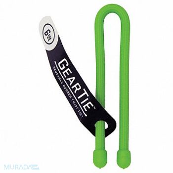 NITE IZE Gear Tie Assorted 6 in PK100, 18G630