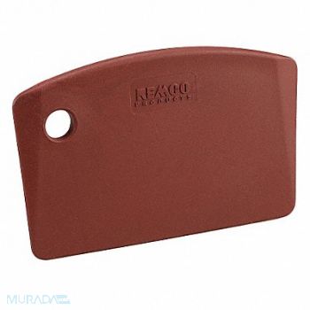 REMCO G3976 Mini Bench Scraper 5-1/2 x3-1/2 MD Red, 18G809