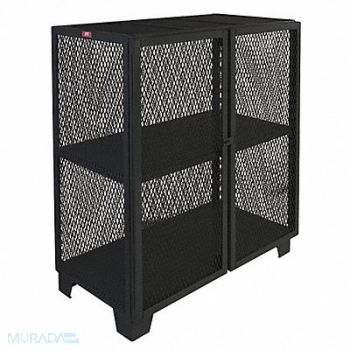JAMCO Shelving Cabinet 54 H 72 W Black, 18G994
