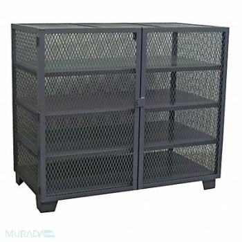 JAMCO Shelving Cabinet 54 H 72 W Black, 18H009