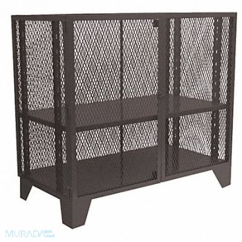 JAMCO Shelving Cabinet 54 H 48 W Black, 18H017