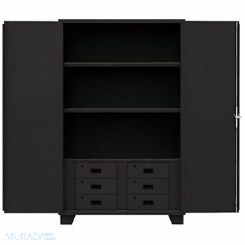 JAMCO Combo Drawer Cabinet 78 H 60 W Black, 18H060