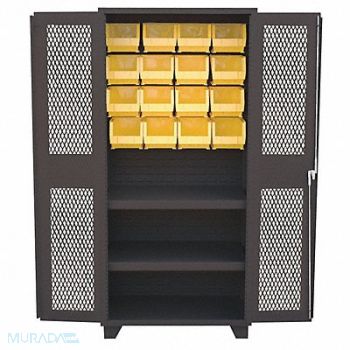 JAMCO Bin Cabinet Shelving 78 H 36 W 24 D, 18H115