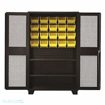 JAMCO Bin Cabinet Shelving 78 H 48 W 24 D, 18H116