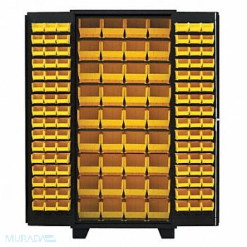 JAMCO Bin Cabinet Louvered 78 H 36 W 24 D, 18H131