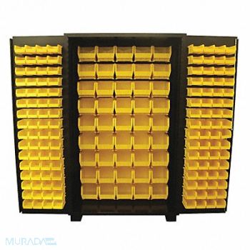 JAMCO Bin Cabinet Louvered 78 H 48 W 24 D, 18H132