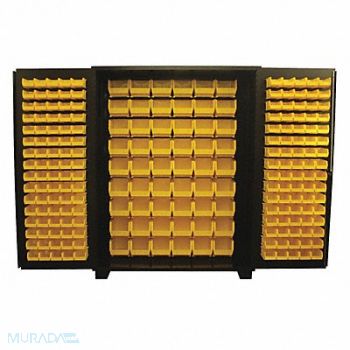 JAMCO Bin Cabinet Louvered 78 H 60 W 24 D, 18H133