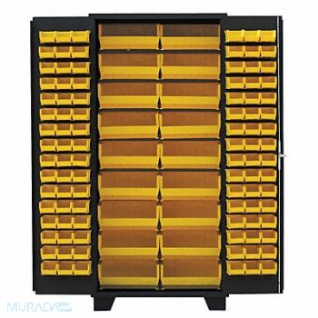 JAMCO Bin Cabinet Louvered 78 H 36 W 24 D, 18H135