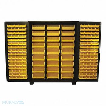 JAMCO Bin Cabinet Louvered 78 H 60 W 24 D, 18H137