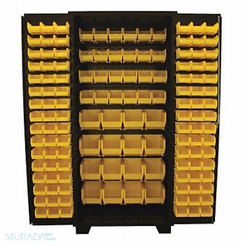 JAMCO Bin Cabinet Louvered 78 H 36 W 24 D, 18H139