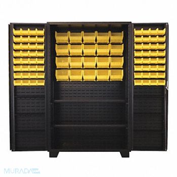 JAMCO Bin Cabinet Shelving 78 H 48 W 24 D, 18H156