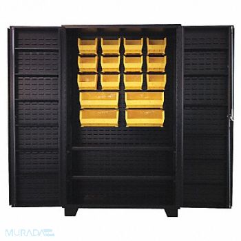 JAMCO Bin Cabinet Shelving 78 H 48 W 24 D, 18H162
