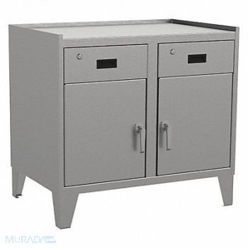 JAMCO Combo Drawer Cabinet 34 H 36 W Gray, 18H219