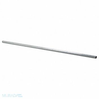 NEW AGE Shlvng Post Silver 6ga 96 inx1 5/16 in, 48PF94