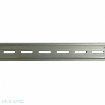 GRAINGER APPROVED DIN Mounting Track Aluminum Length 2 Ft, 18Z760