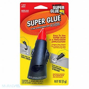 SUPER GLUE Instant Adhesive 0.17 fl oz Tube, 3EHP2
