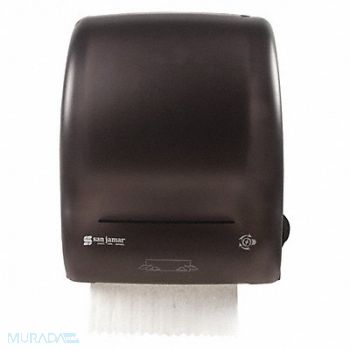 SAN JAMAR Towel Dispenser Hands-Free Classic Black, 191V20