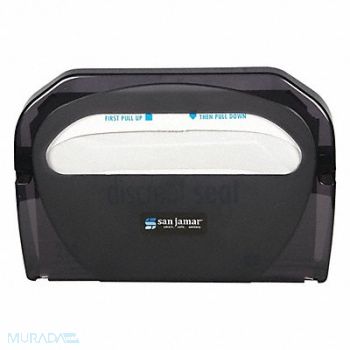 SAN JAMAR Toilet Seat Cover Dispenser Black, 191W03