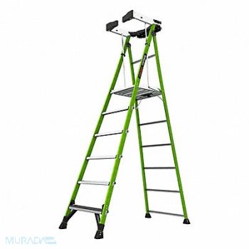 LITTLE GIANT Platform Stepladder 375 lb Cap. 6 ft H, 803J13