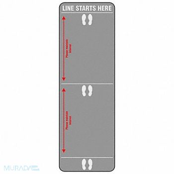 NOTRAX Safety Message Mat, 60JP39