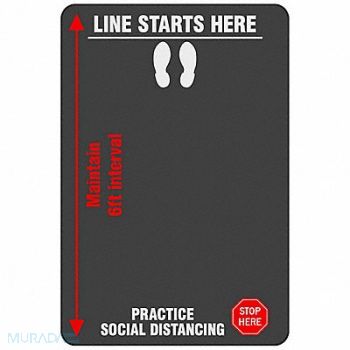 NOTRAX Safety Message Mat, 60JP38