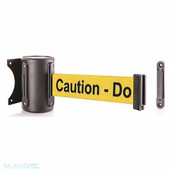 US WEIGHT Black Mount 13 ft Caution Belt, 196Y62