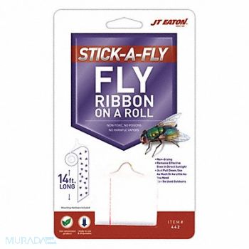 STICK-A-FLY Fly Ribbon On A Roll, 196Y99