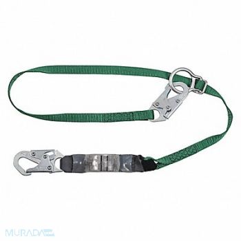 MSA Shock-Absorbing Lanyard Green, 197EH1
