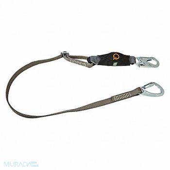 MSA Shock-Absorbing Lanyard Gray, 197EJ0