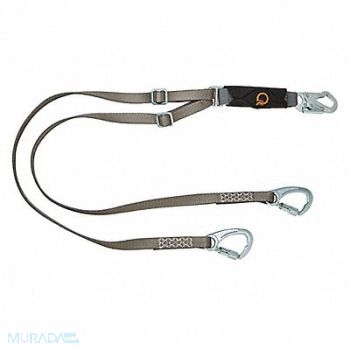 MSA Shock-Absorbing Lanyard Gray, 197EJ1