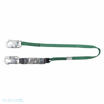MSA Shock-Absorbing Lanyard Green, 197EJ2