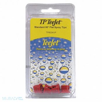 TEEJET Flat Spray Polymer Tips 80 Deg PK4, 197X21