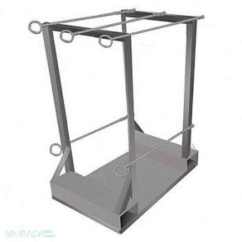 GRAINGER APPROVED Gas Cylinder Pallet Cylinder Capacity 4, 19C157