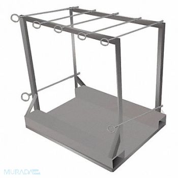 GRAINGER APPROVED Gas Cylinder Pallet Cylinder Capacity 8, 19C159