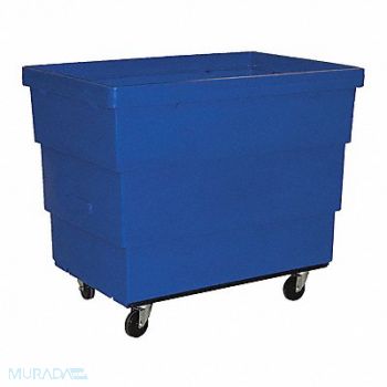 ROYAL BASKET TRUCKS Cube Truck HDPE Blue 21.0 cu ft., 4AAC7