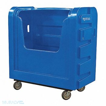 ROYAL BASKET TRUCKS Poly Bulk Truck 36 cu ft Blue, 19D631