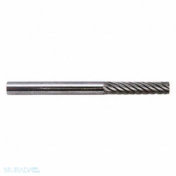 GRAINGER APPROVED Cylinder Bur SA Carbide 1/4 Single Cut, 19D633
