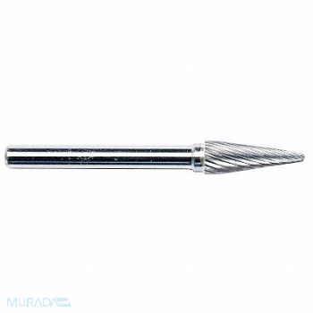 GRAINGER APPROVED Cone Bur Pointed End 5/8 Carbide, 19D747