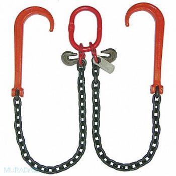 B/A PRODUCTS CO. Chain Sling J Hook Style 6 Chain, 19F829
