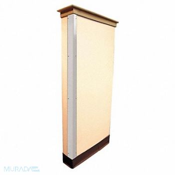 GRAINGER APPROVED G3945 CG White 1.5x96in Mtg Hardware, 19F839