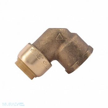 SHARKBITE 90 Elbow Push To Connect 1/2 In., 19F879