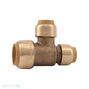 SHARKBITE Reducing Tee Push To Connct 3/4x1/2x1/2, 19F880