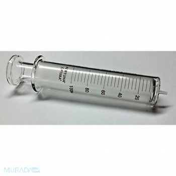 FORTUNA Reusable Glass Syringe Glass Luer 100 mL, 19G356