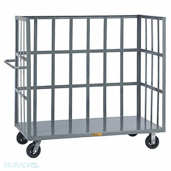 LITTLE GIANT Bulk Storage Cart Slat Sides 60x24, 19G912