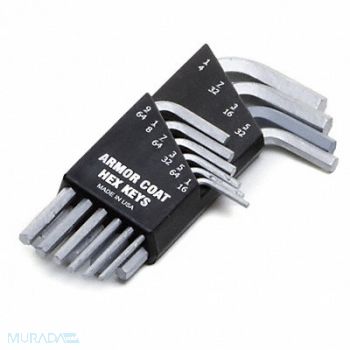 ARMOR COAT Hex Key Set 10 Pieces, 19G975