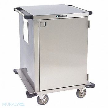 LAKESIDE Closed Case Cart SS 29x36x54 1 Door, 19H278