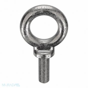 KEN FORGING Machinery Eye Bolt Shank D 1/4 in, 19L137
