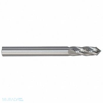 GRAINGER APPROVED Drill Mill 1/2 Carbide Bright, 19LJ44